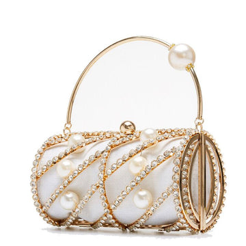 Hollow Out Diamonds Evening Clutch