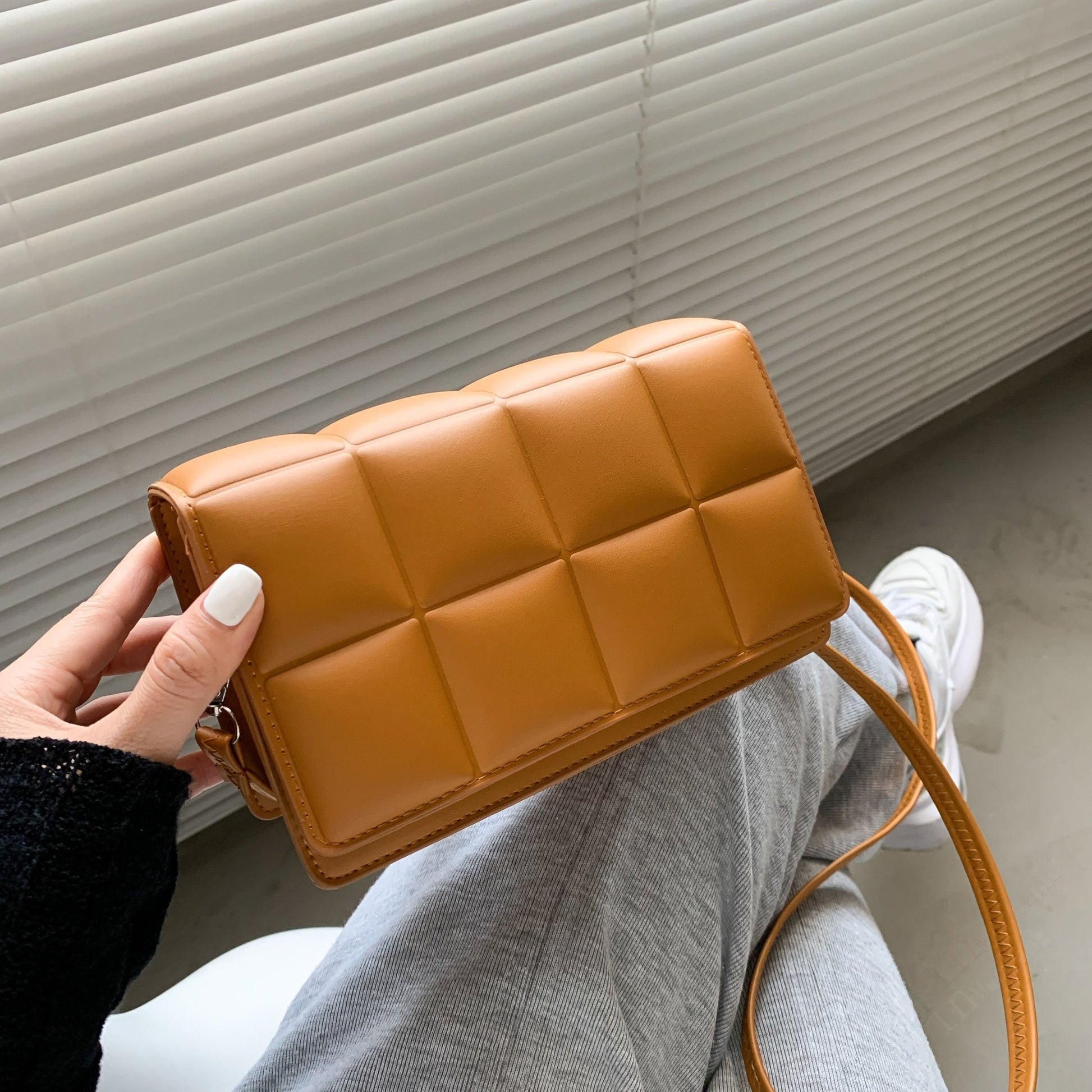 Luxury Leather Shoulder Bag - KayaLuxuryStore